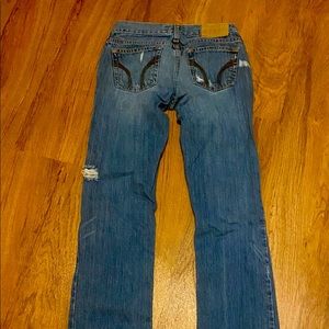 Hollister vintage denim sz 0 low rise wide leg